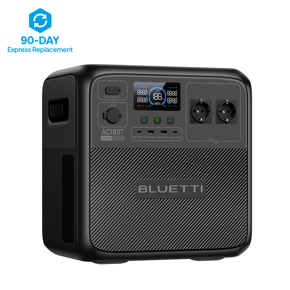 BLUETTI AC180T Tragbare Powerstation | 1800 W 1433 Wh