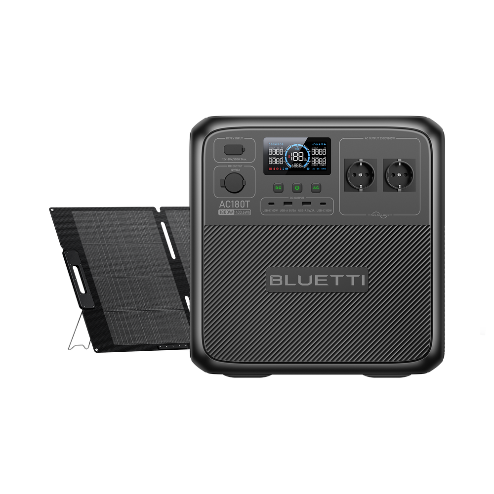 BLUETTI AC180T Tragbare Powerstation | 1800 W 1433 Wh