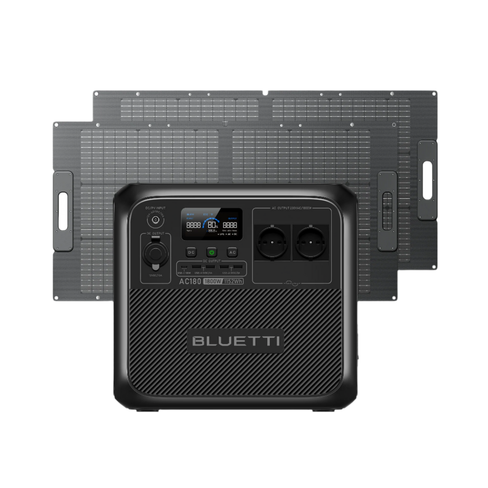 BLUETTI AC180 Tragbare Powerstation | 1800 W 1152 Wh (Nur Für Deutschland)