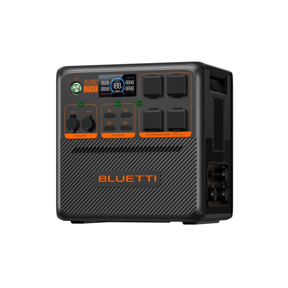 BLUETTI AC240P Tragbare Powerstation | 2400 W 1843 Wh