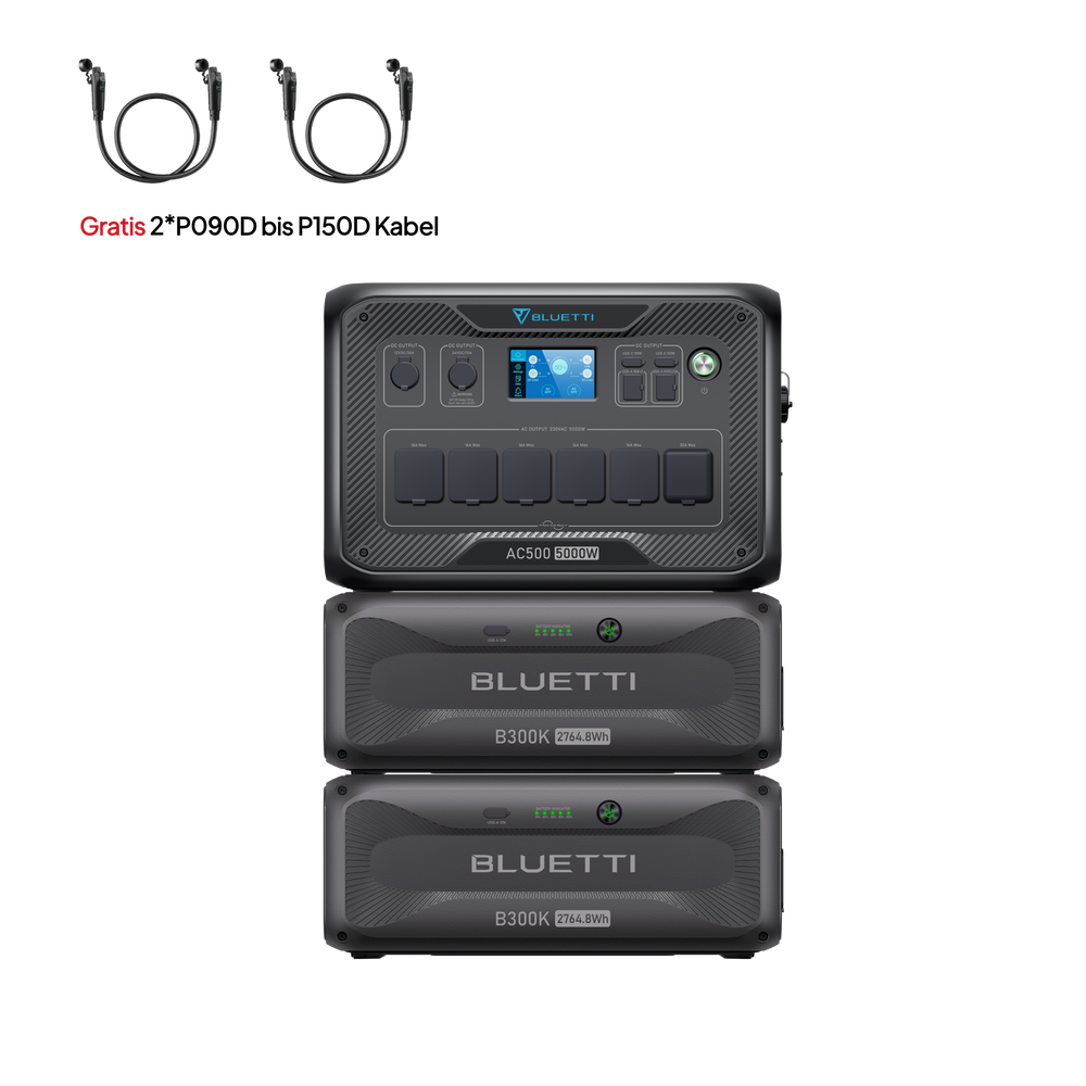 Bluetti AC500 + B300K Hausbatteriespeicher (Nur Für Deutschland)