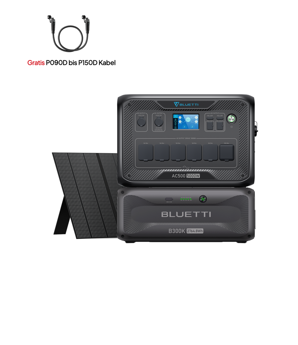 Bluetti AC500 + B300K Hausbatteriespeicher (Nur Für Deutschland)