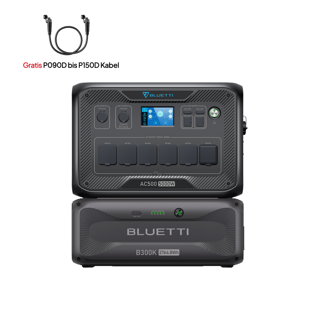 Bluetti AC500 + B300K Hausbatteriespeicher (Nur Für Deutschland)