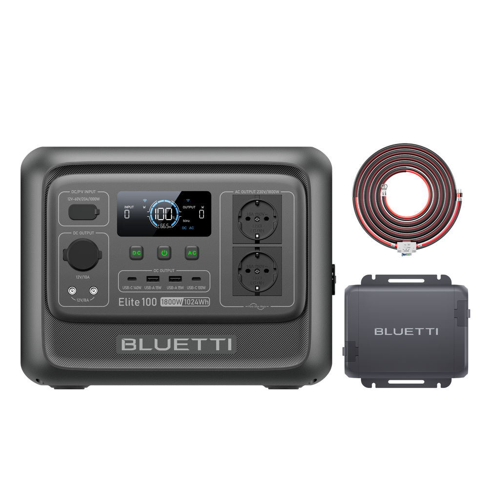 BLUETTI Elite 100 V2 Tragbare Powerstation | 1800 W 1024 Wh (Nur Für Deutschland)
