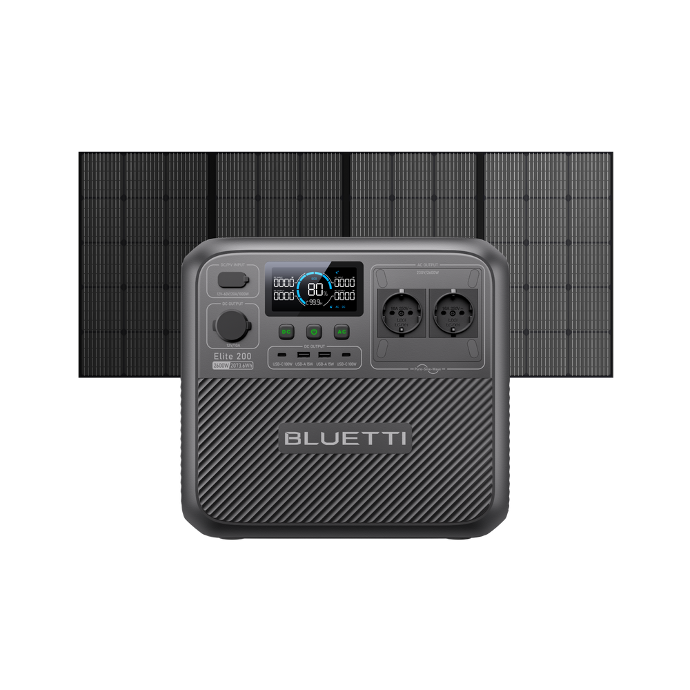 BLUETTI Elite 200 V2 Tragbare Powerstation | 2600 W 2073,6 Wh (Nur Für Deutschland)