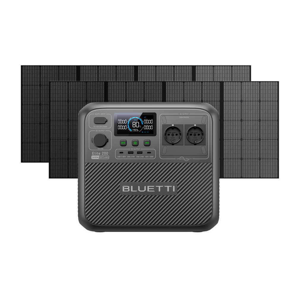 BLUETTI Elite 200 V2 Tragbare Powerstation | 2600 W 2073,6 Wh (Nur Für Deutschland)