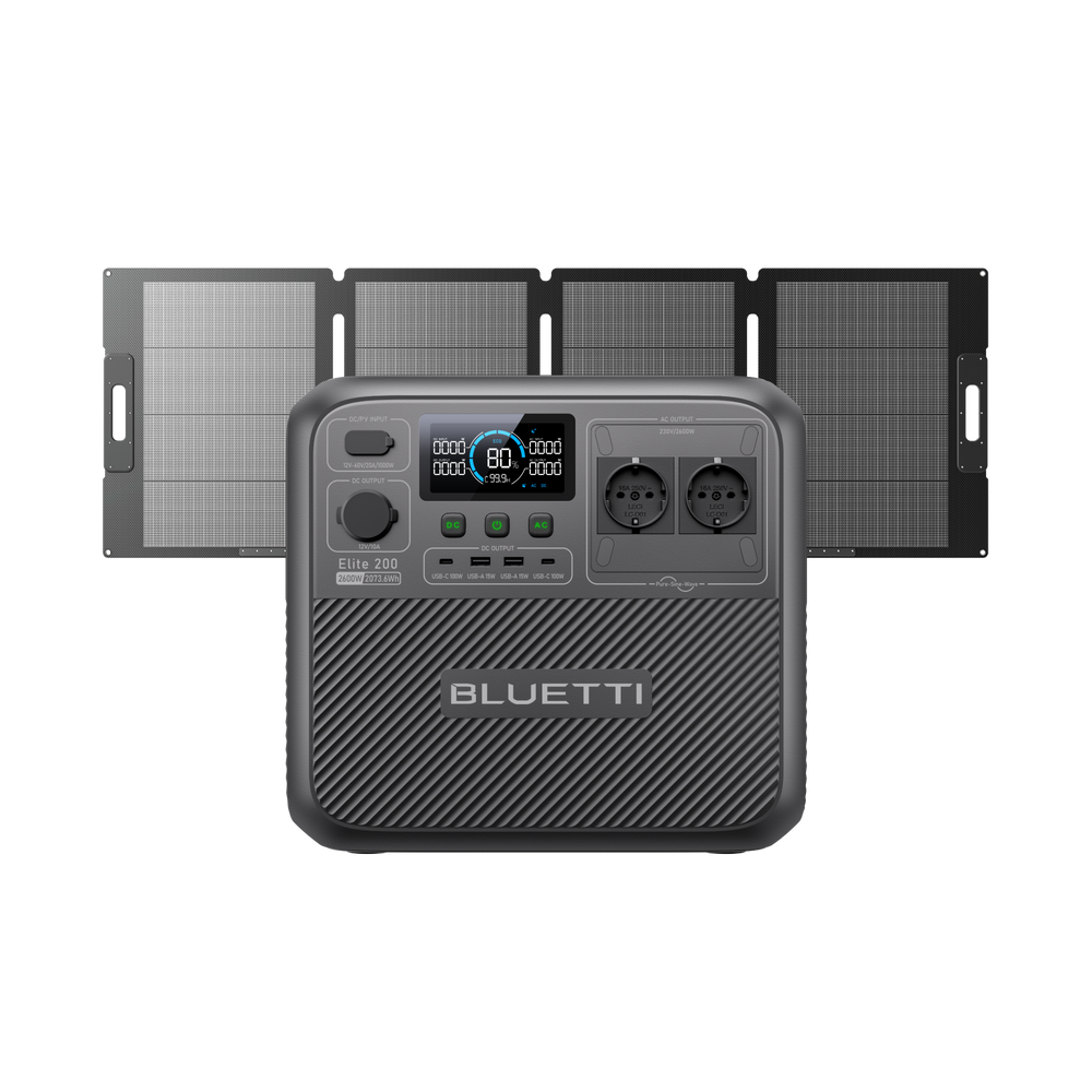 BLUETTI Elite 200 V2 Tragbare Powerstation | 2600 W 2073,6 Wh (Nur Für Deutschland)