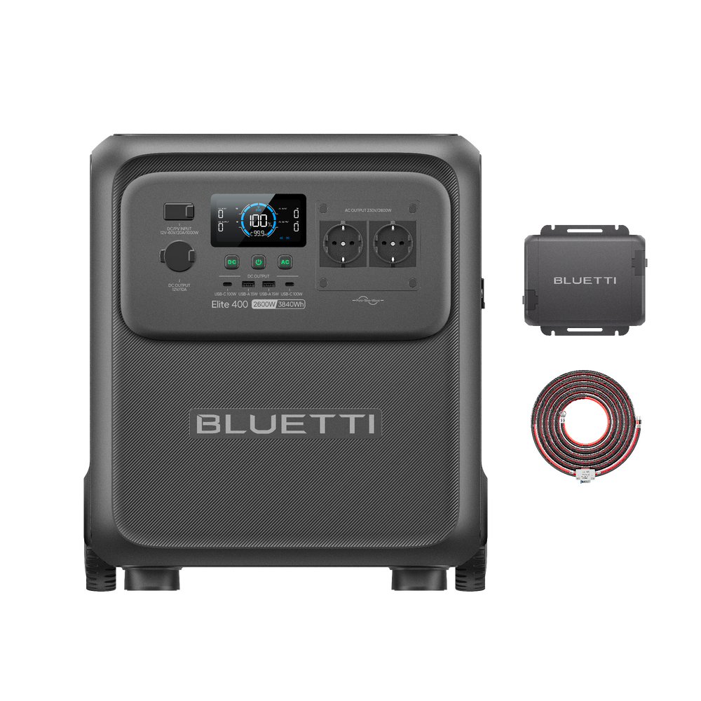 BLUETTI Elite 400 tragbare Powerstation | 2.600 W, 3.840 Wh (Nur Für Deutschland)