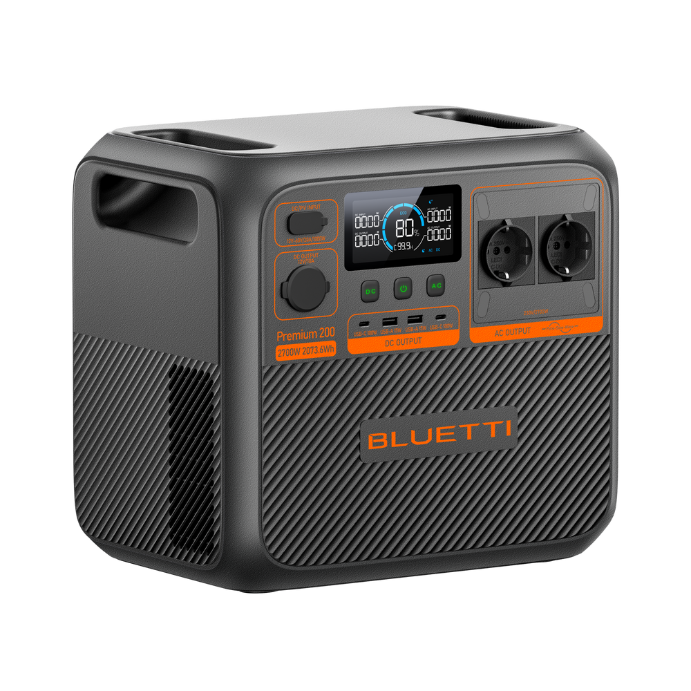 BLUETTI Premium 200 V2 Tragbare Powerstation | 2.700W 2.073,6Wh