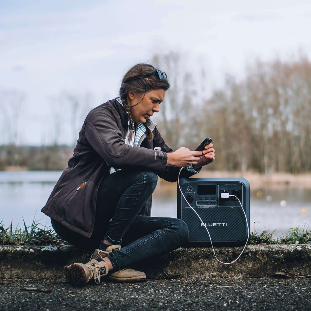BLUETTI AC180 Tragbare Powerstation | 1800 W 1152 Wh (Nur Für Deutschland)