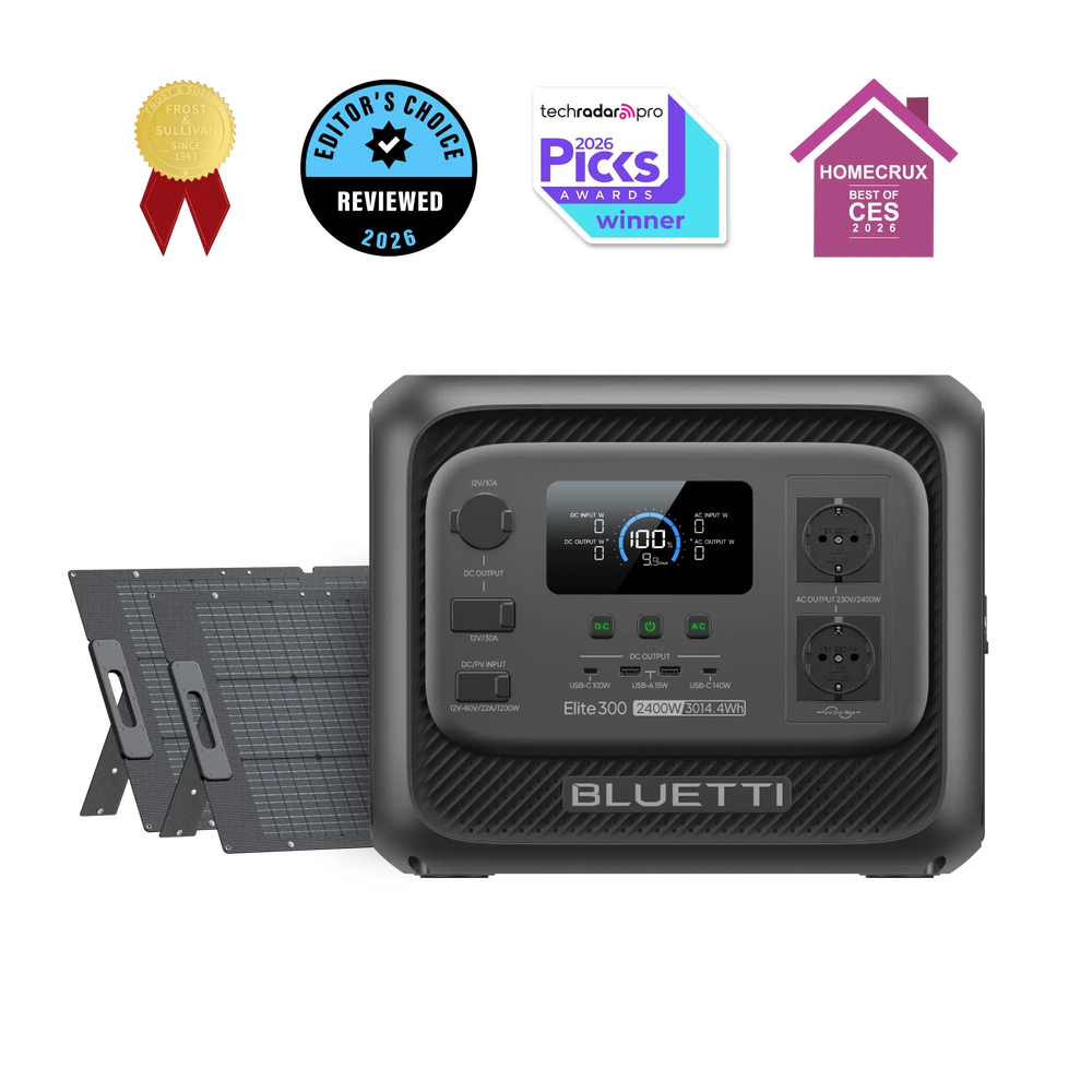 BLUETTI Elite 300 Tragbare Powerstation | 2.400W, 3.014,4Wh (Nur Für Deutschland)
