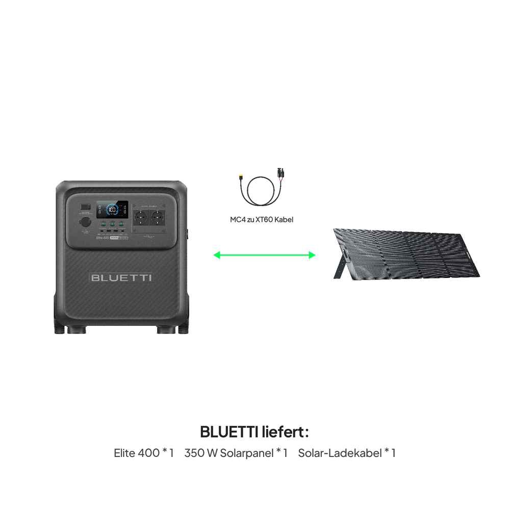 BLUETTI Elite 400 tragbare Powerstation | 2.600 W, 3.840 Wh (Nur Für Deutschland)