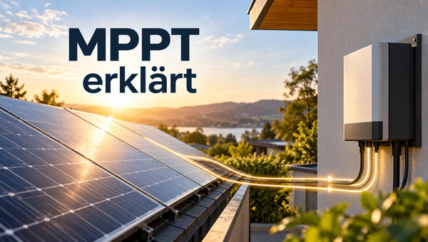 MPPT-Regler erklärt mit Solarmodulen und Energiefluss