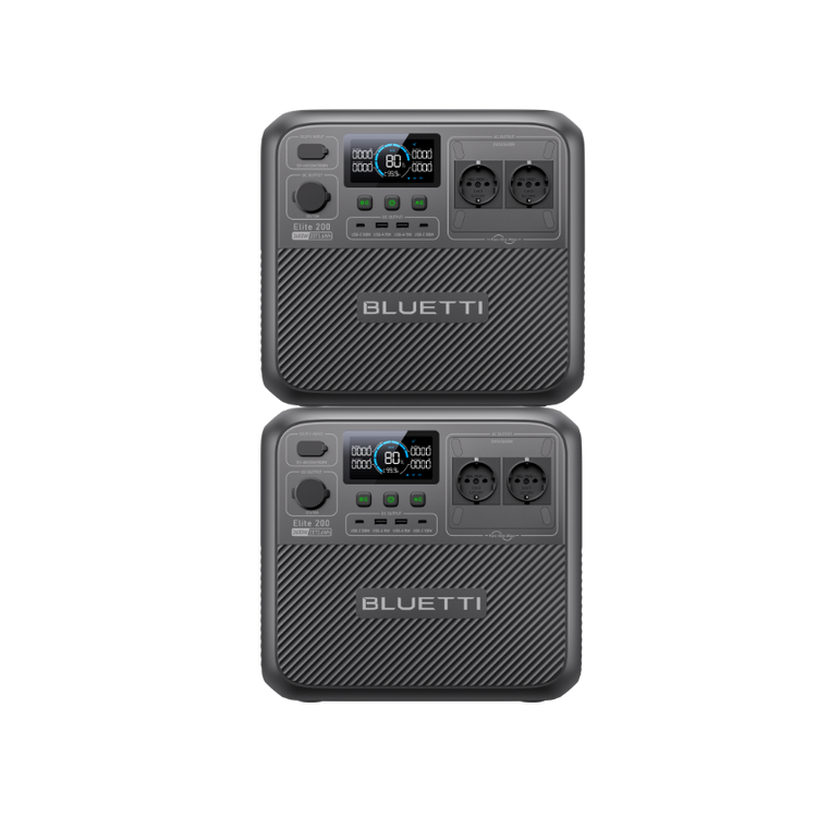 BLUETTI Elite 200 V2 Tragbare Powerstation | 2600 W 2073,6 Wh (Nur Für Deutschland)