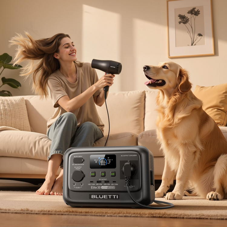 BLUETTI Elite 30 V2 Tragbare Powerstation | 600 W 288 Wh (Nur Für Deutschland)