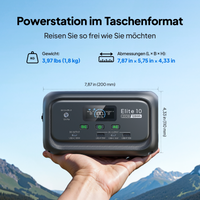 BLUETTI Elite 10 Mini Powerstation | 200 W 128 Wh (Nur Für Deutschland)