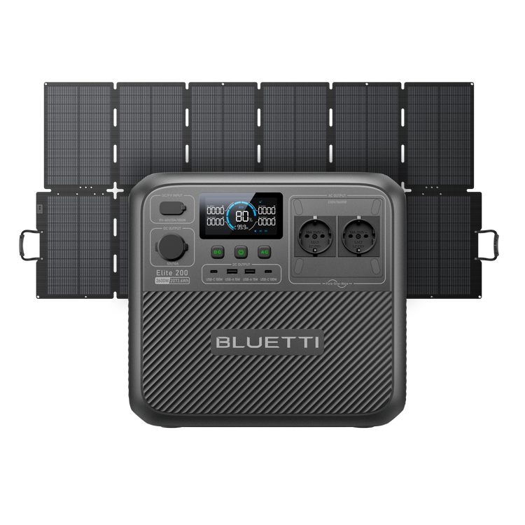 BLUETTI Elite 200 V2 Tragbare Powerstation | 2600 W 2073,6 Wh (Nur Für Deutschland)