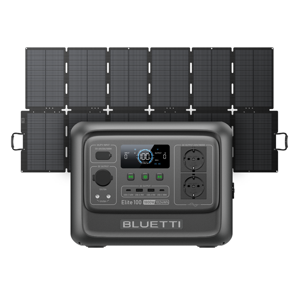 BLUETTI Elite 100 V2 Tragbare Powerstation | 1800 W 1024 Wh (Nur Für Deutschland)
