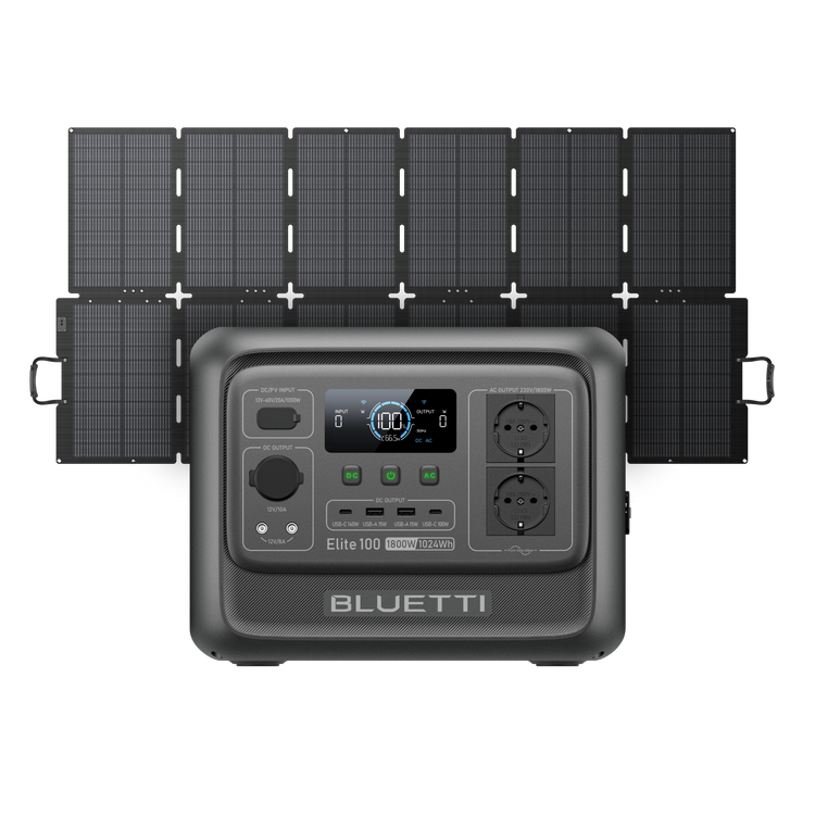 BLUETTI Elite 100 V2 Tragbare Powerstation | 1800 W 1024 Wh (Nur Für Deutschland)