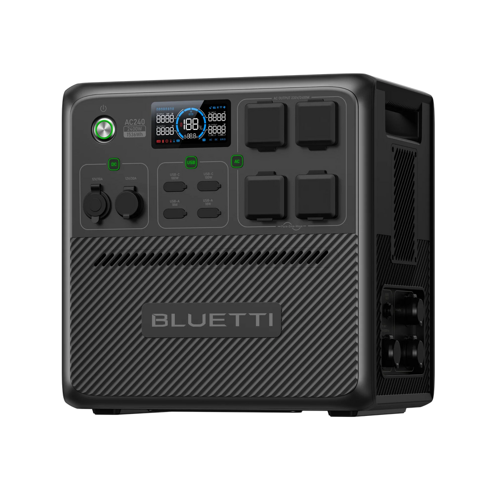 BLUETTI AC240 Tragbare Powerstation | 2400 W 1536 Wh (Nur für Deutschland)