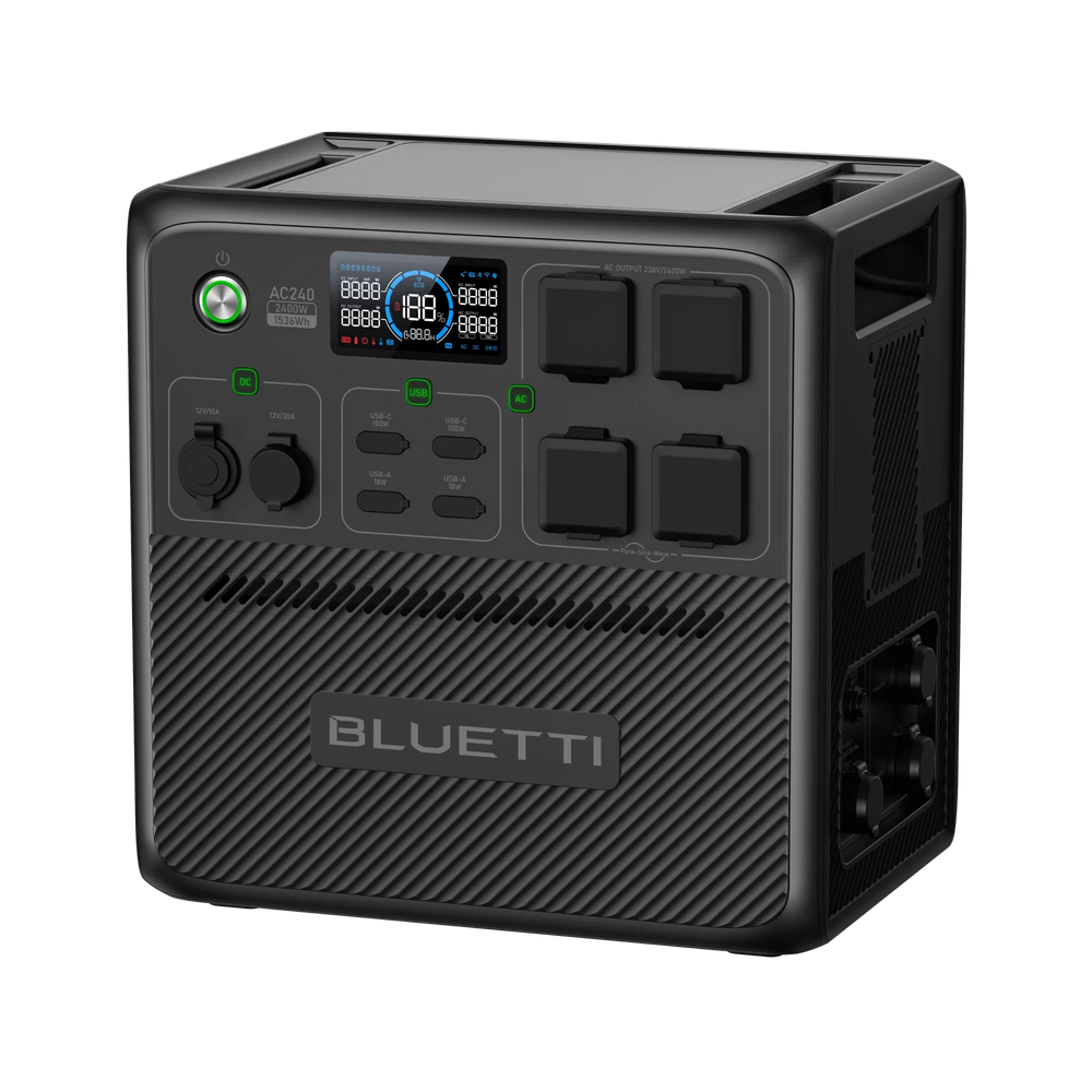 BLUETTI AC240 Tragbare Powerstation | 2400 W 1536 Wh (Nur für Deutschland)