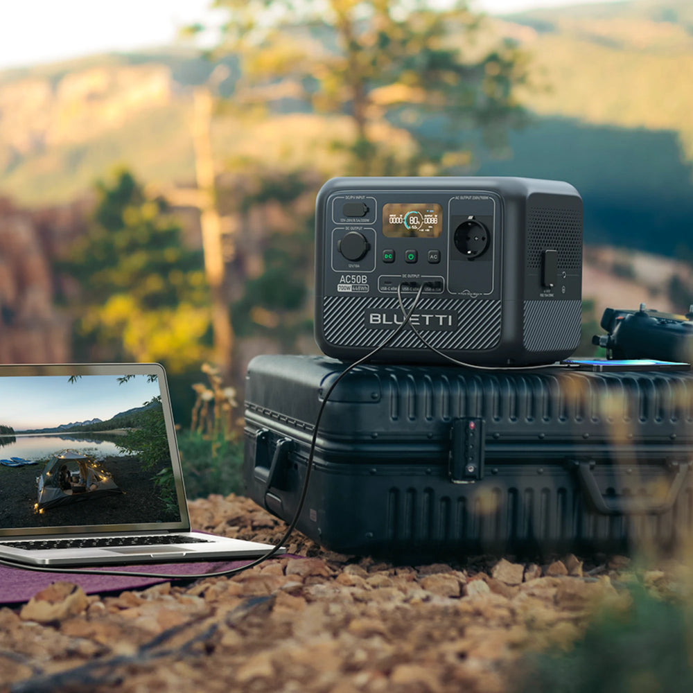 BLUETTI AC50B Tragbare Powerstation für Camping | 700 W 448 Wh (Nur Für Deutschland)