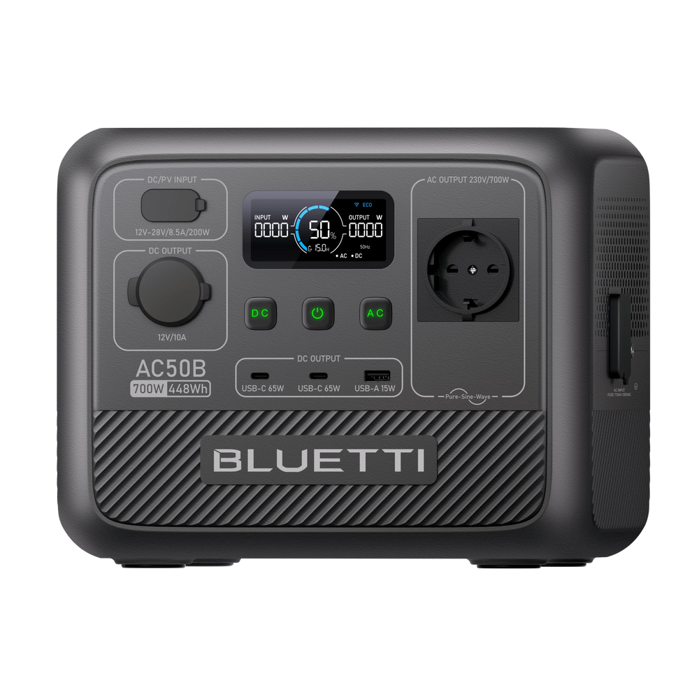BLUETTI AC50B Tragbare Powerstation für Camping | 700 W 448 Wh (Nur Für Deutschland)