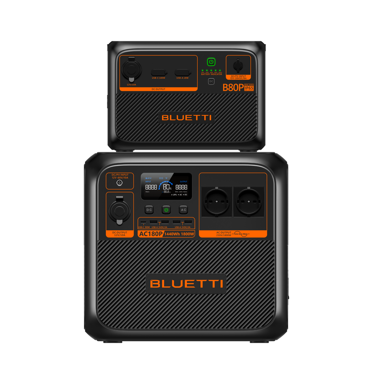 BLUETTI AC180P Tragbare Powerstation | 1800 W 1440 Wh