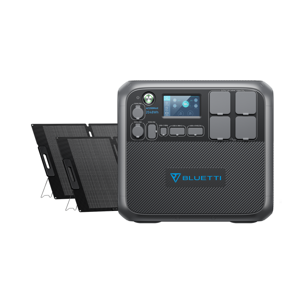 BLUETTI AC200MAX + MP200 Stromgenerator
