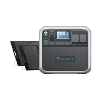 BLUETTTI AC200P Tragbare Solargenerator + MP200 Solarpanele