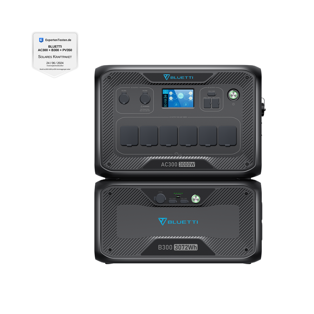 BLUETTI AC300 + B300 Hausbatteriespeicher - BLUETTI DE