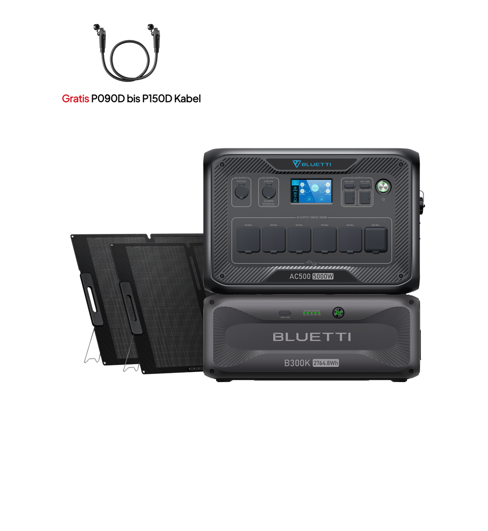 Bluetti AC500 + B300K Hausbatteriespeicher (Nur Für Deutschland)