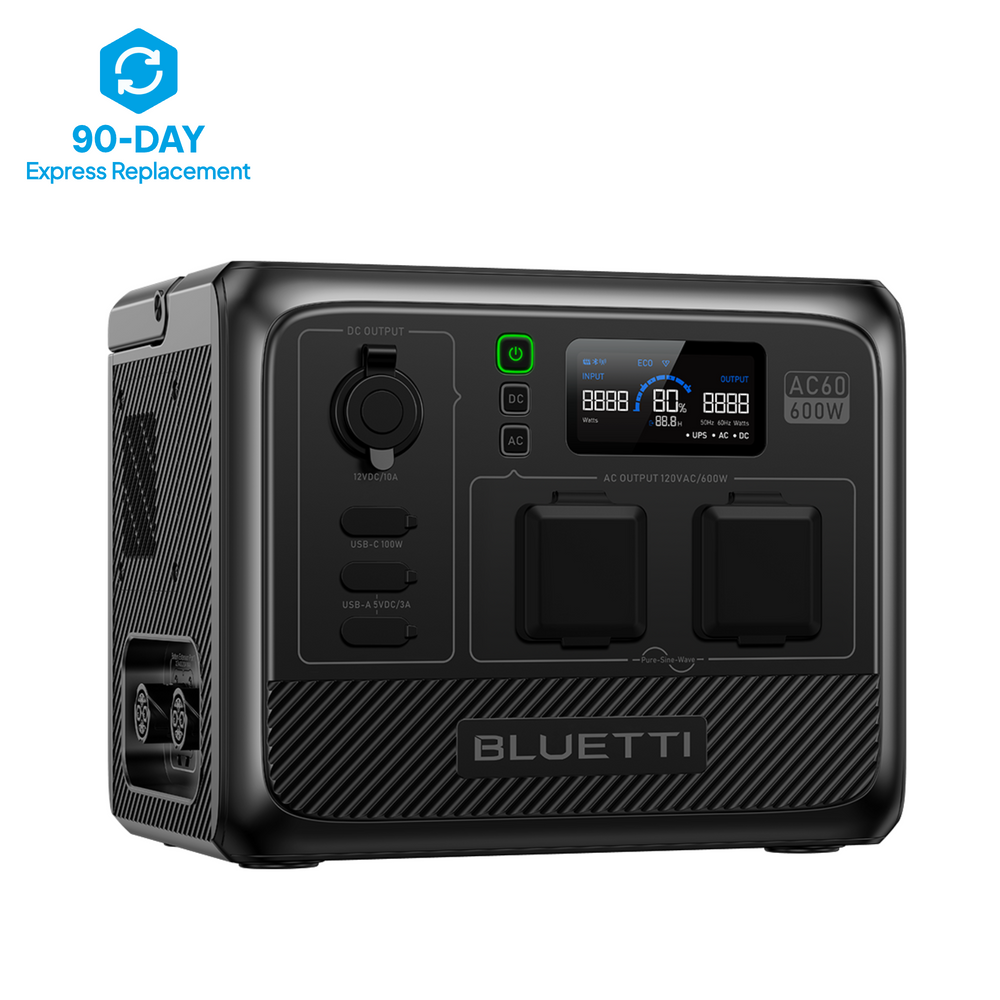 BLUETTI AC60 Tragbare Powerstation | 600 W 403 Wh