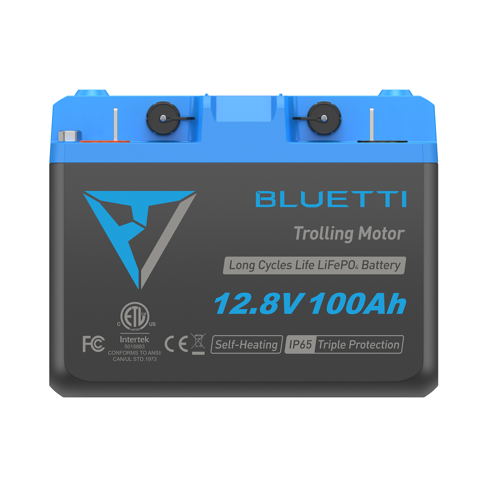 B1210 LiFePO₄ Batterie für Trolling-Motor | 12,8 V, 100 Ah (Nur Für Deutschland)