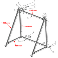Verstellbare Halterung für Balkonkraftwerk-System