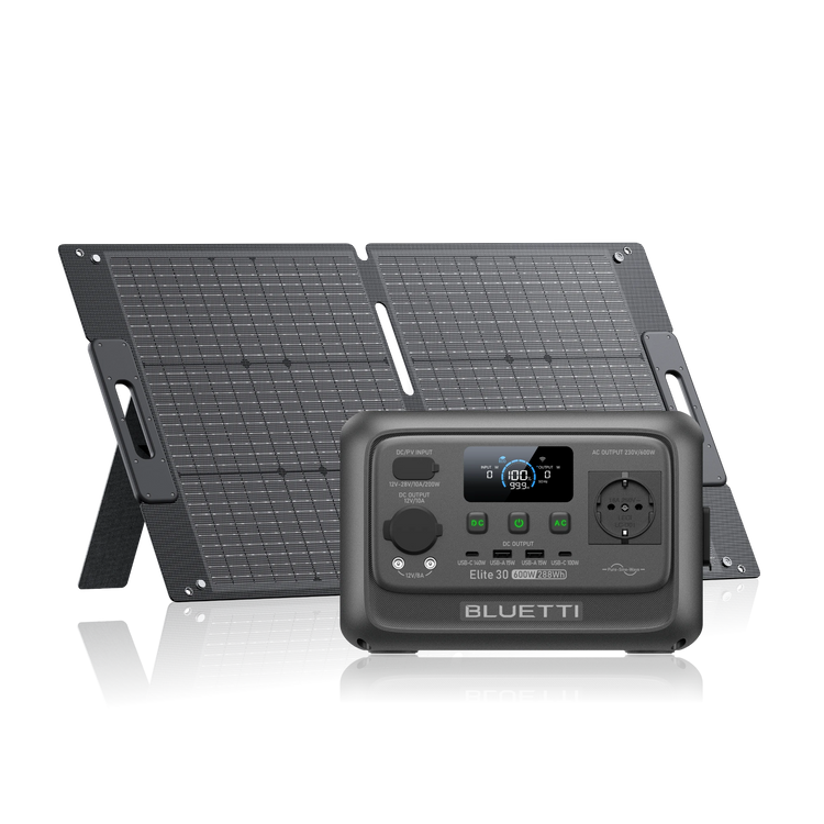 BLUETTI Elite 30 V2+100 W|600 W 288 Wh 100 W Solar Kit (Nur Für Deutschland)