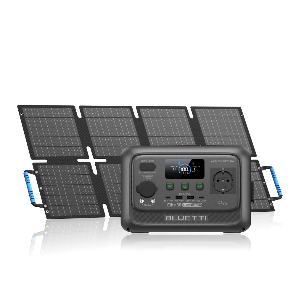 BLUETTI Elite 30 V2+60 W|600 W 288 Wh 60 W Solar Kit (Nur Für Deutschland)