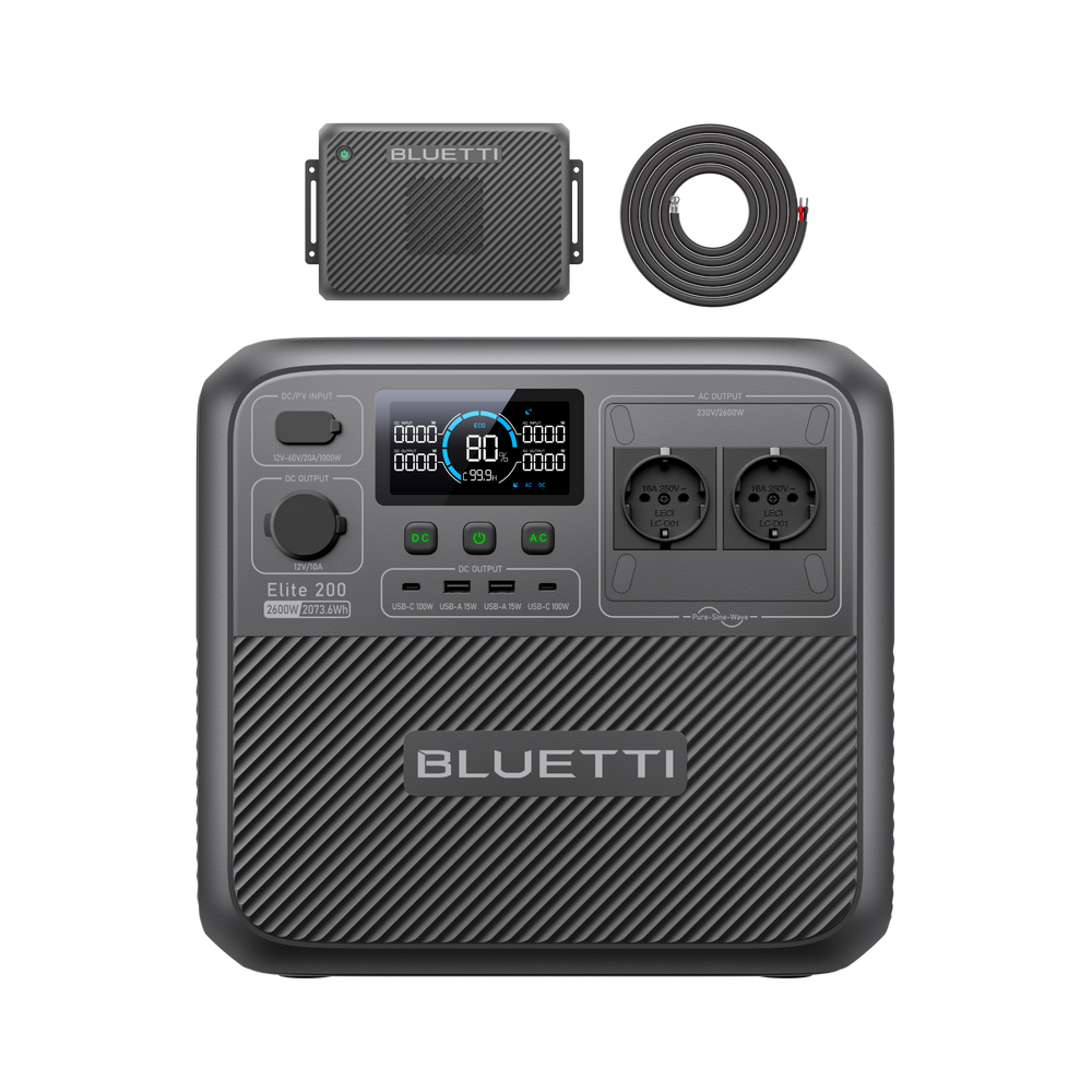BLUETTI Charger 2 | 1200 W Generator und Solar-Dual-DC-ladegerät