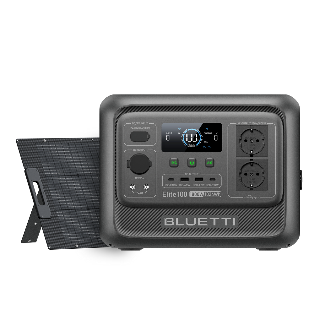 BLUETTI Elite 100 V2 Tragbare Powerstation | 1800 W 1024 Wh (Nur Für Deutschland)