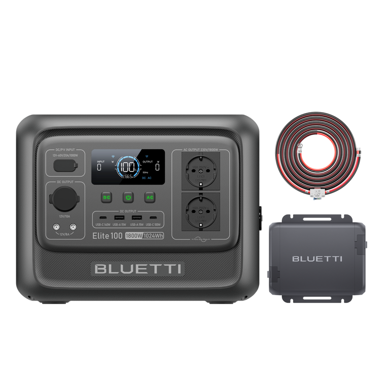 BLUETTI Elite 100 V2 Tragbare Powerstation | 1800 W 1024 Wh (Nur Für Deutschland)