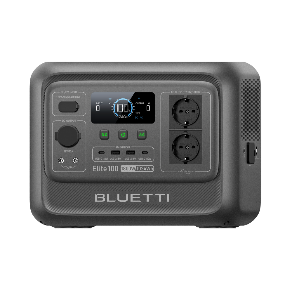 BLUETTI Elite 100 V2 Tragbare Powerstation | 1800 W 1024 Wh (Nur Für Deutschland)