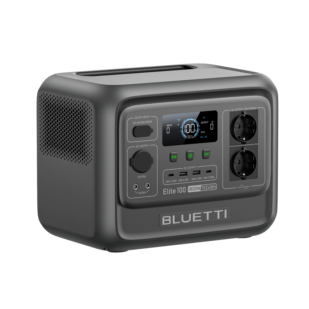 BLUETTI Elite 100 V2 Tragbare Powerstation | 1800 W 1024 Wh (Nur Für Deutschland)