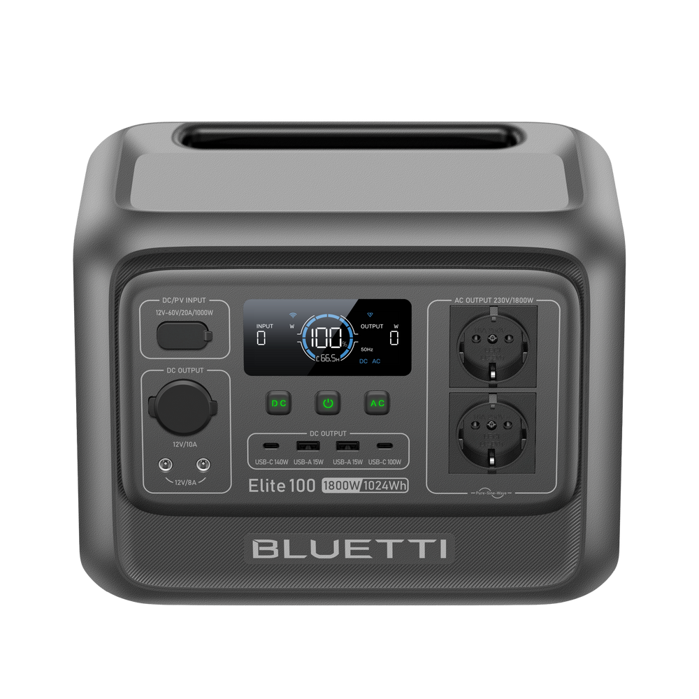 BLUETTI Elite 100 V2 Tragbare Powerstation | 1800 W 1024 Wh (Nur Für Deutschland)