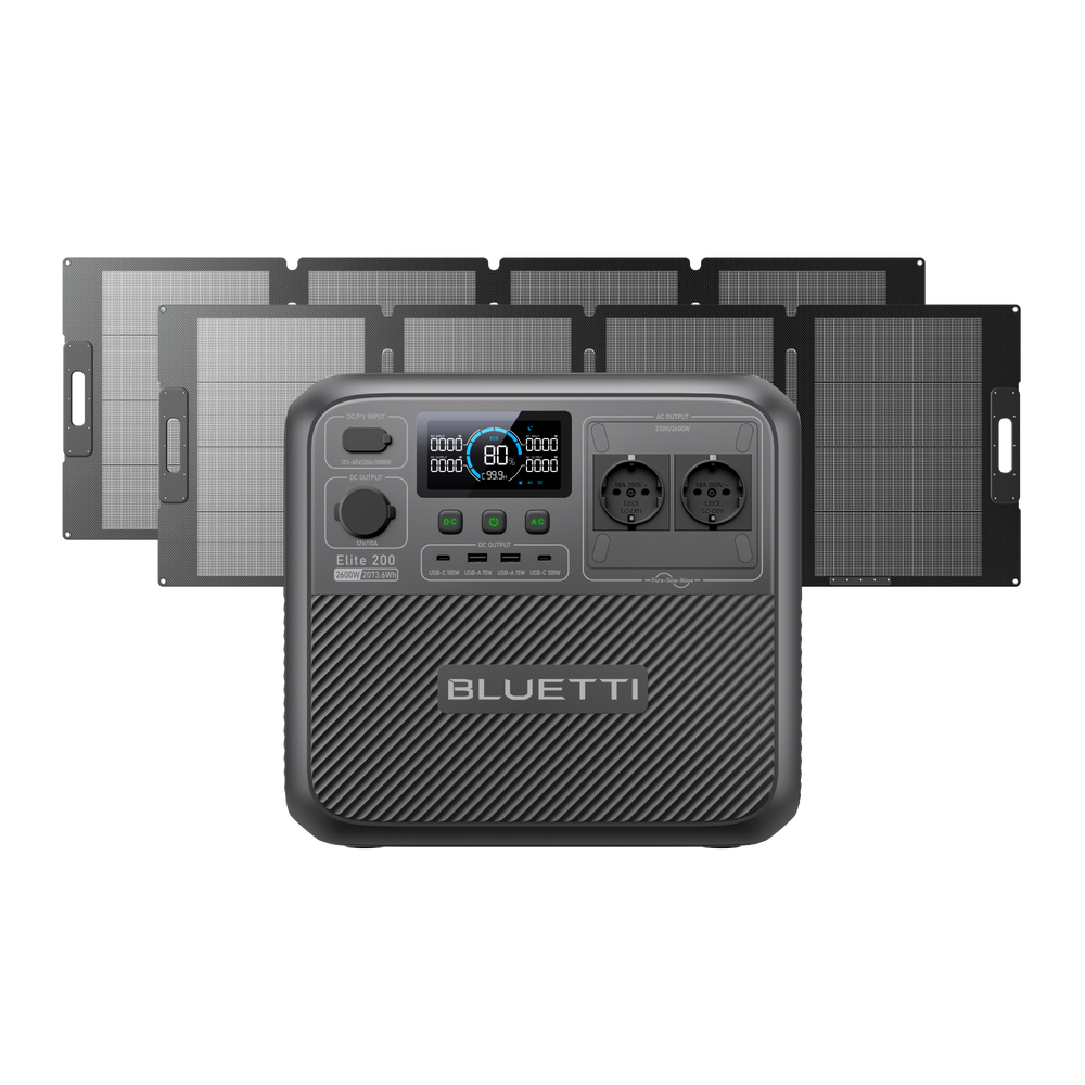 BLUETTI Elite 200 V2 Tragbare Powerstation | 2600 W 2073,6 Wh (Nur Für Deutschland)