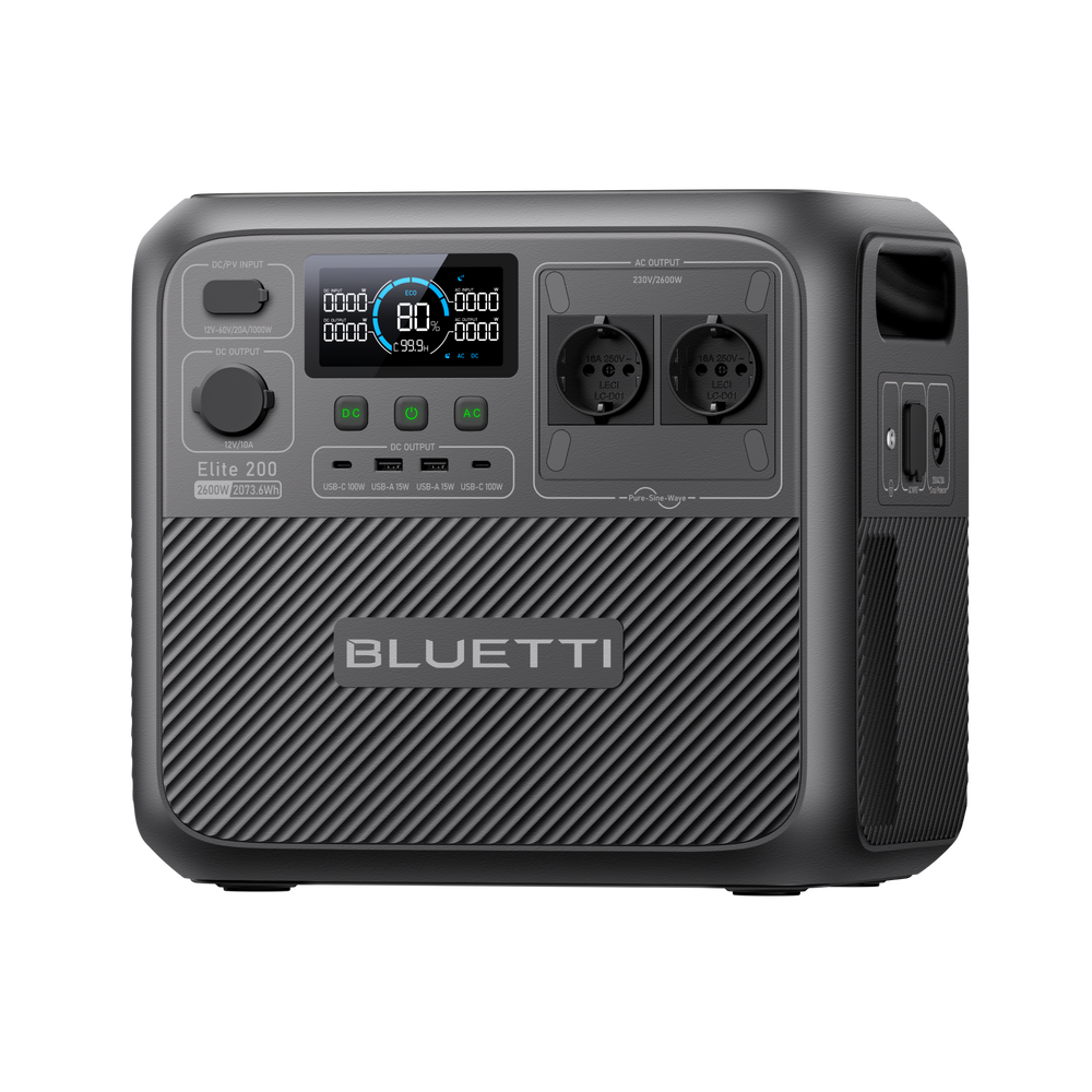 BLUETTI Elite 200 V2 Tragbare Powerstation | 2600 W 2073,6 Wh (Nur Für Deutschland)