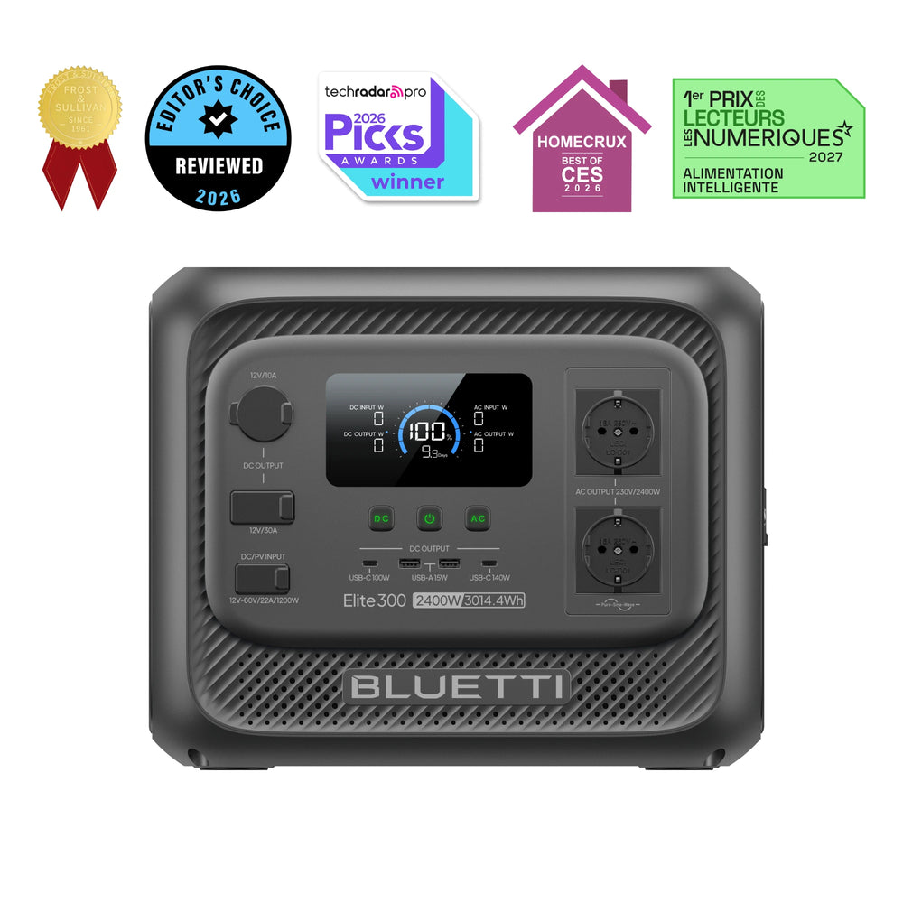 BLUETTI Elite 300 Tragbare Powerstation | 2.400W, 3.014,4Wh (Nur Für Deutschland)
