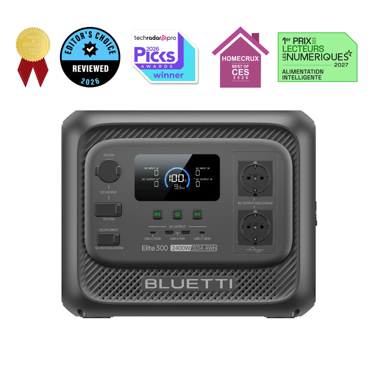 BLUETTI Elite 300 Tragbare Powerstation | 2.400W, 3.014,4Wh (Nur Für Deutschland)