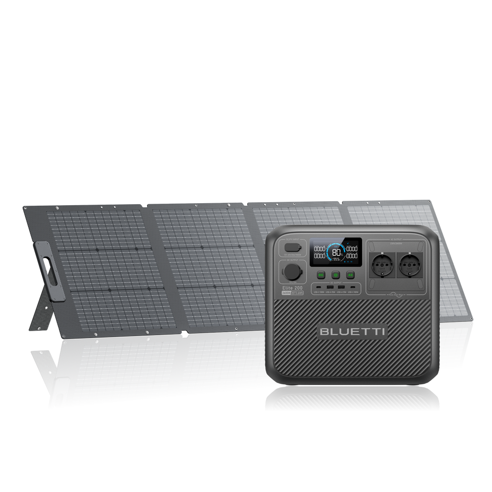 BLUETTI Elite 200 V2+200 W Stromgenerator (Nur Für Deutschland)