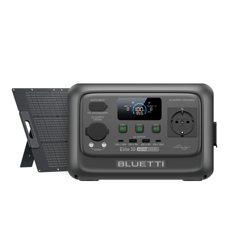 BLUETTI Elite 30 V2 Tragbare Powerstation | 600 W 288 Wh (Nur Für Deutschland)