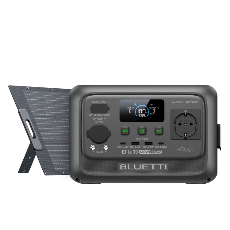 BLUETTI Elite 30 V2 Tragbare Powerstation | 600 W 288 Wh (Nur Für Deutschland)